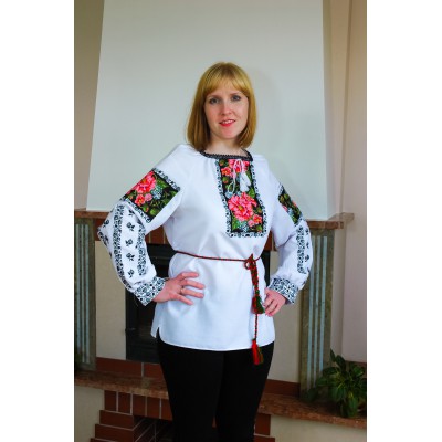 Embroidered blouse "Mother's Garden"